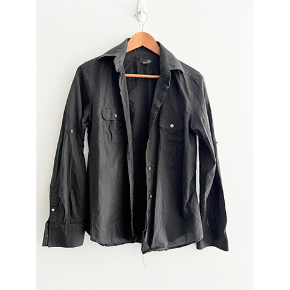 J. Crew - Button Down Blouse - Black - Size 14